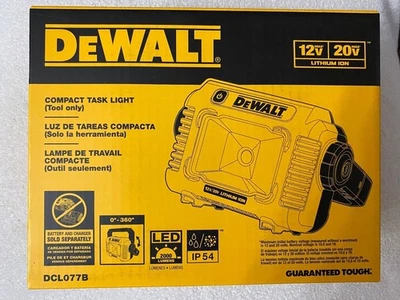 DeWalt DCL077B 20V MAX Compact Cordless Task Light (Tool Only, 2000 Lumens) - Image 1 of 4