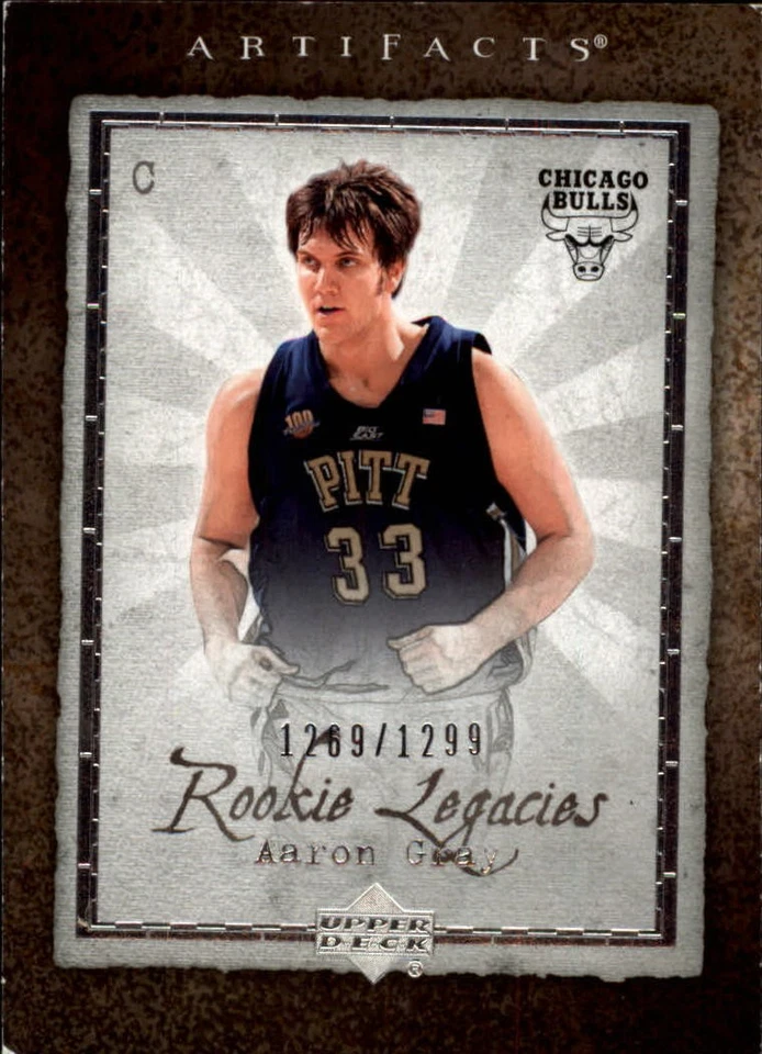 2007-08 Artifacts #143 Aaron Gray RC /1299 - BSK - Image 1 of 2