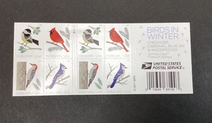 U.S. Forever Stamps #5320b Birds In Winter Full Booklet Of 20 Mint NH 2018 - Picture 1 of 2