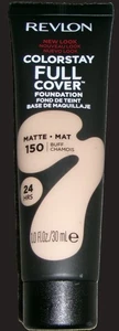 Revlon ColorStay Full Cover Matte Foundation, Buff 150, 1 fl oz - Picture 1 of 2