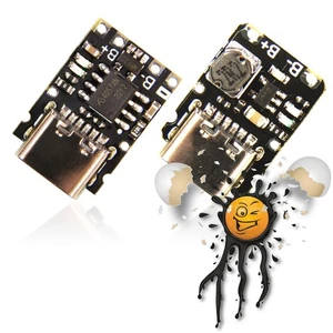 USB-C TP4057 4,2V 4,35V 5V 1A 3,7V Akku Li Ion Lithium Laderegler Battery Charge - Bild 1 von 8