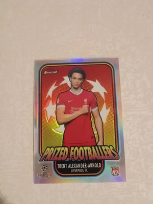 Trent Alexander Arnold Prized Footballers Topps Finest 2021 UCL Liverpool PF-TAA - Image 1 of 2