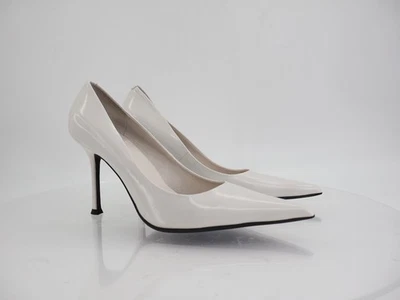 Jeffrey Campbell Blanco Risktaker Punta Tacón de Aguja Talla 9.5 Blanco Novia Foto 1 de 4