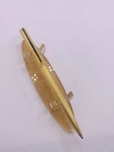 Dunhill Gemline Gold Plated Ballpoint Pen Tortoishell Clip Germany 1980’s - Picture 1 of 12