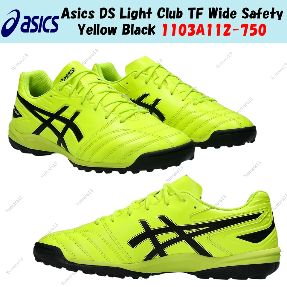 Asics DS Light Club TF Wide Safety Amarillo Negro 1103A112-750 Hombres Talla - Imagen 1 de 4