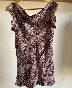 NICOLE FAHRI Silk Top Size M - Picture 1 of 4
