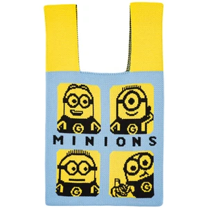 [Universal Studios] Minions Knit Bag From JP NEW - Picture 1 of 4