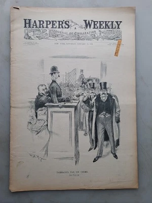 Harpers Weekly - January 13, 1894 Issue Cities of the (Washington) Sound - Image 1 of 4