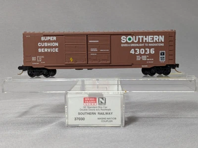 N Scale MTL #37030   SOUTHERN RAILWAY   50' Box Car,  double doors car #  43036 - Image 1 of 4