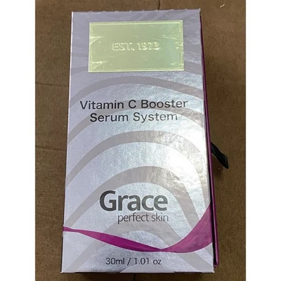 Grace Vitamin C Booster Serum System (Tamaño Completo 1.01 fl oz/30 ml) ¡Nuevo en Caja! Foto 1 de 4