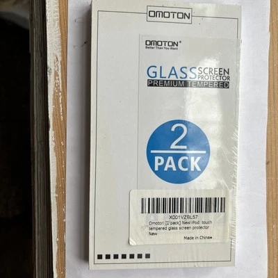 	OMOTON Tempered Glass Screen Protector for iPod Touch 2 Pack	 - Image 1 of 2