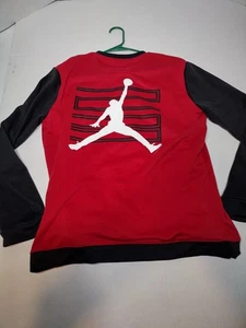 Nike Air Jordan Retro 11 Bred Performance Snap letter Jacket Mens Large Dri Fit - Picture 1 of 6