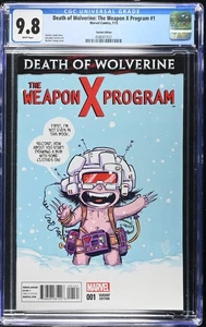 DEATH OF WOLVERINE: WAFFE X PROGRAMM #1 CGC 9,8 WEISSE SEITEN! SKOTTIE YOUNG! - Bild 1 von 3