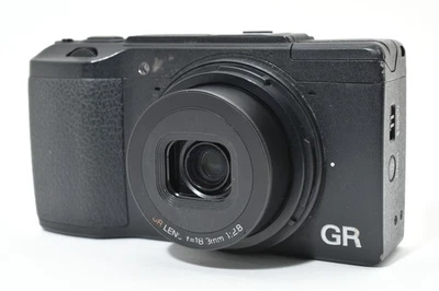 Rare [Exc+5] RICOH GR II 16.2 MP AF Compact Digital Camera Black From JAPAN - Image 1 of 4