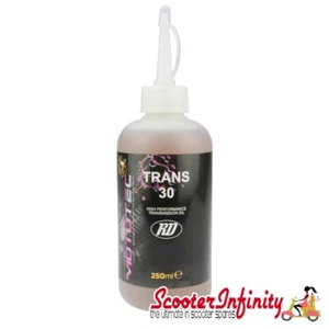 Engranaje de aceite MOTOTEC TRANS 30 (con tubo de llenado fácil) (equivalente a SAE30) 250 ml (Cl - Imagen 1 de 2