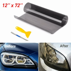 Headlight Film Protection Smoke Tail Tint light Fog Side Marker Vinyl LightBlack - Picture 1 of 8