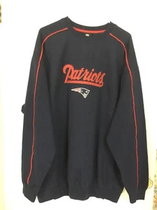 New England Patriots Neu Sweatshirt XXL Rot Pipping NFL Team Bekleidung - Bild 1 von 4