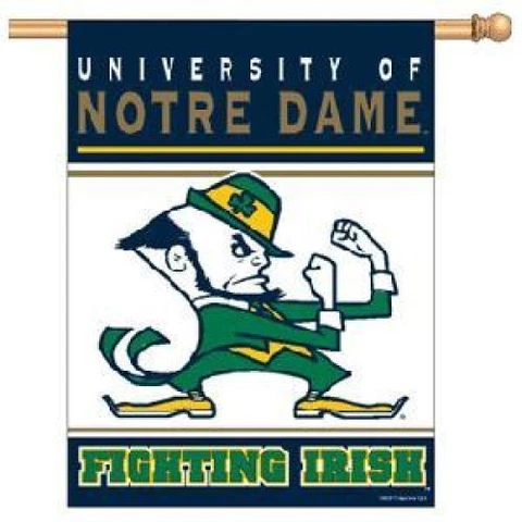 Notre Dame Fighting Irish Banner/vertical Flag 27" X 37" Cover