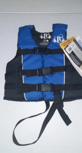 Full Throttle Child Ski Life Vest Blue 30-50 lbs Chest 20-25 Inches NEW - Picture 1 of 7