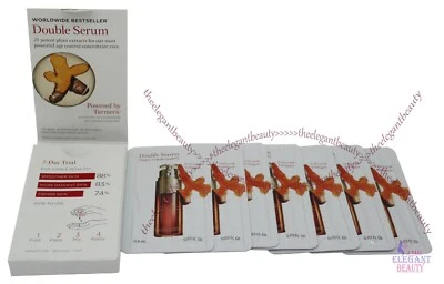 Clarins Double Serum Complete Age Control Concentrate .03ozx7 New In Box - Image 1 of 2