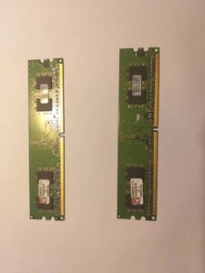 2x ram memory DDR2 256 MB 533 MHz Kingston - Zdjęcie 1 z 2