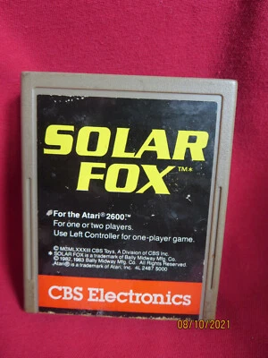 Solar Fox (Atari 2600, 1983) - Image 1 of 4