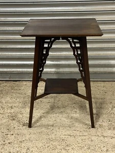 Lovely Mahogany Aesthetic Movement Occasional Table Circa 1900 - Picture 1 of 9