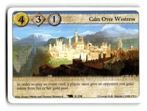 2008 A Game of Thrones Trading Card Game #198 Calm over Westeros - Picture 1 of 4