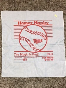 1991 Minnesota Twins Homer Hanky Official Star Tribune The Magic is Back - Picture 1 of 2