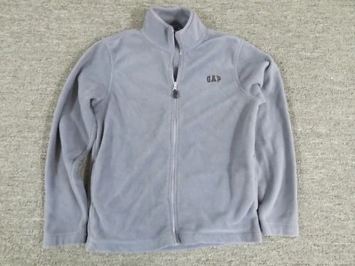 Gap Fleece Jacket Womens Small Blue Full Zip Long Sleeve Logo - Image 1 of 4