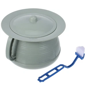 1 Set of Chamber Pot Toilet Bedroom Urine Pot Spittoon Urine Bucket Potty - Picture 1 of 12