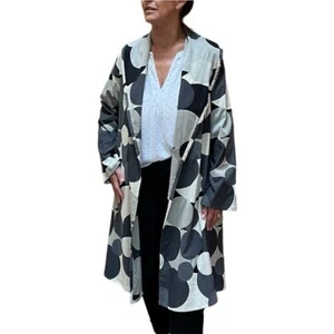 Chaqueta ligera Bryn Walker con estampado de puntos grandes frente abierto arte para usar para mujer pequeña - Imagen 1 de 16