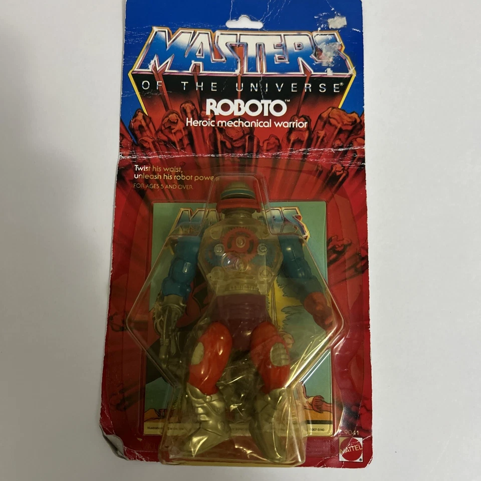 MOTU Masters of The Universe Roboto Vintageaction Figure Mattel 1984 MOC