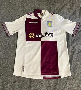 2013 – 2014 Macron Aston Villa Away Shirt Jersey Medium - Picture 1 of 9