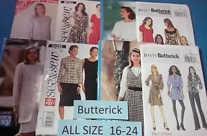 Patrones de Butterick (W) ~ Todos los patrones son tallas 16-24 * ~ * ~ * ~ * ~ ~ Listado 5831 - Imagen 1 de 102