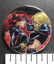 Black Widow Natasha Romanoff Yelena Belova 2.25" Marvel Comics Pin-Back Button