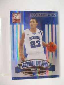 Donruss Elite 2008 edición extra colores escolares #9 Derrick Rose RC BULLS - Imagen 1 de 1