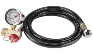 Kit de accesorios de tanque de aire portátil medidor colector portabrocas de neumáticos reparación 0 - 200 PSI - Imagen 1 de 8