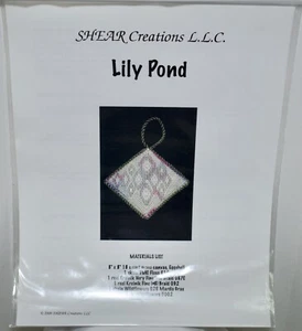 "Lily Pond" counted needlepoint pattern SHEAR Creations  - Picture 1 of 2