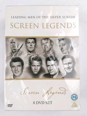 Leading Men of The Silver Screen - Screen Legends 8 DVD Box Set NEW - Image 1 of 4