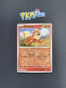 Juego de cartas coleccionables Pokémon Growlithe 151 058/165 holograma inverso LP. - Imagen 1 de 3