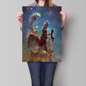 Poster Pillars of Creation NASA Telescopio Spaziale Hubble Nebulosa Aquila A2 A3 - Foto 1 di 4