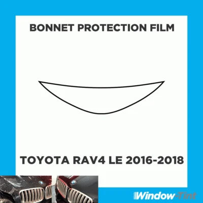 Pour Toyota Rav4 (le) 16-18 Transparent Capot Ppf Rayures Protection Film - Photo 1/3