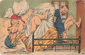 AK Comic Mann Frau Französisch Dis Donc Zaseph T'as Pas la Dingue - Bild 1 von 2