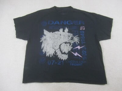 Cactus Jack Shirt Adult 2XL Black Fragment Design Travis Scott Graphic Print Men - Image 1 of 4