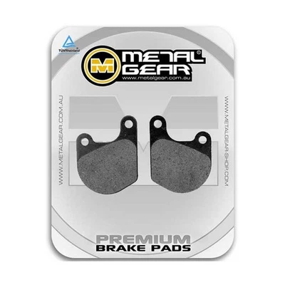 Pastillas de freno delanteras izquierda orgánicas para Harley FXS 1340 Low Rider 1980 1981 1982 Foto 1 de 2