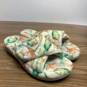 Vionic Relax Tropical Soft Slippers House Shoes Colorful Womens Size 8 - Picture 1 of 12