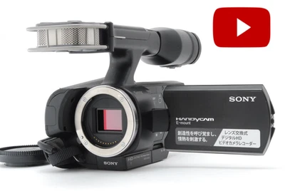 🎦 Sony NEX-VG10 HandyCam Camcorder E mount 14.2MP Camera 【NEAR MINT】 Japan... - Image 1 of 4