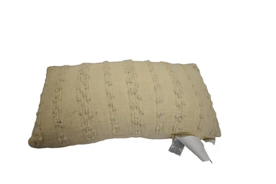 Sonoma Goods For Life Decorative Throw Pillow 12x20 White Textured Accent New - Image 1 of 4