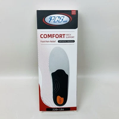 Plantillas ortopédicas suela PCS confort soporte para arco hombres 13/mujeres 15 220+ libras Foto 1 de 4